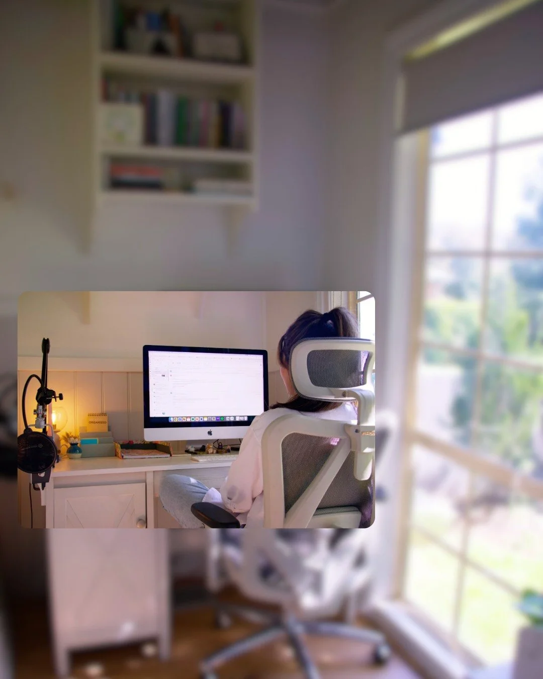 Work * Space

A little window into my world.

This is my home office - the place where I meet with coaching clients, prepare content, podcast, run seminars, pay bills, give and receive spiritual direction&hellip; and yes, occasionally online shop. 

