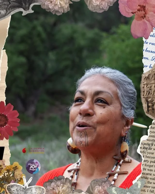 🌿 Land Back, Joy Forward 🌿
What does rematriation mean when it’s rooted in song, story, and relationship?
Join us for the next Collective Joy Project LIVE conversation with Culture Bearer Tina Orduno Calderon @lalas_song —as we explore