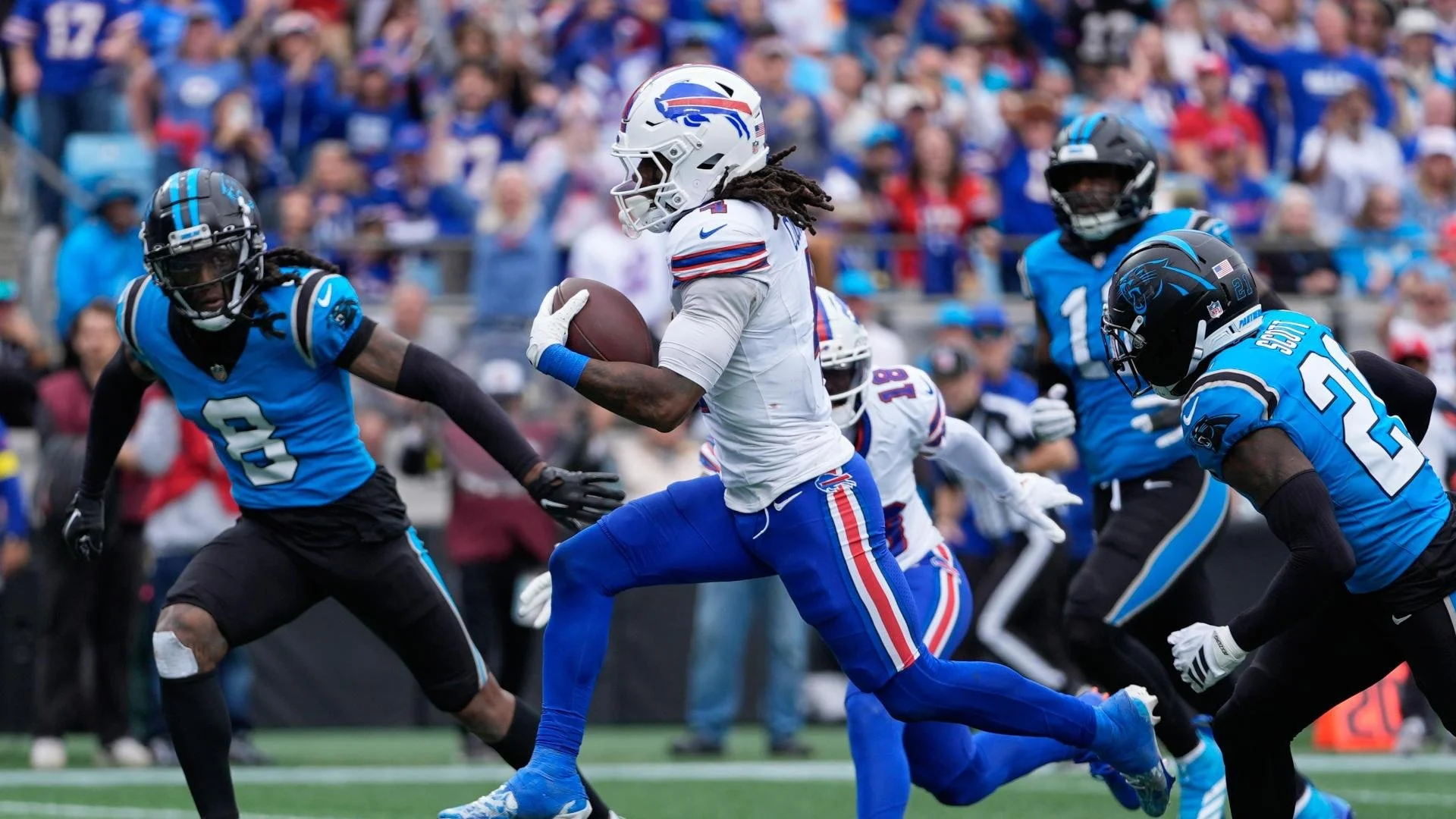 Tough week for the Panthers as They Fall 40-9 to the Buffalo Bills