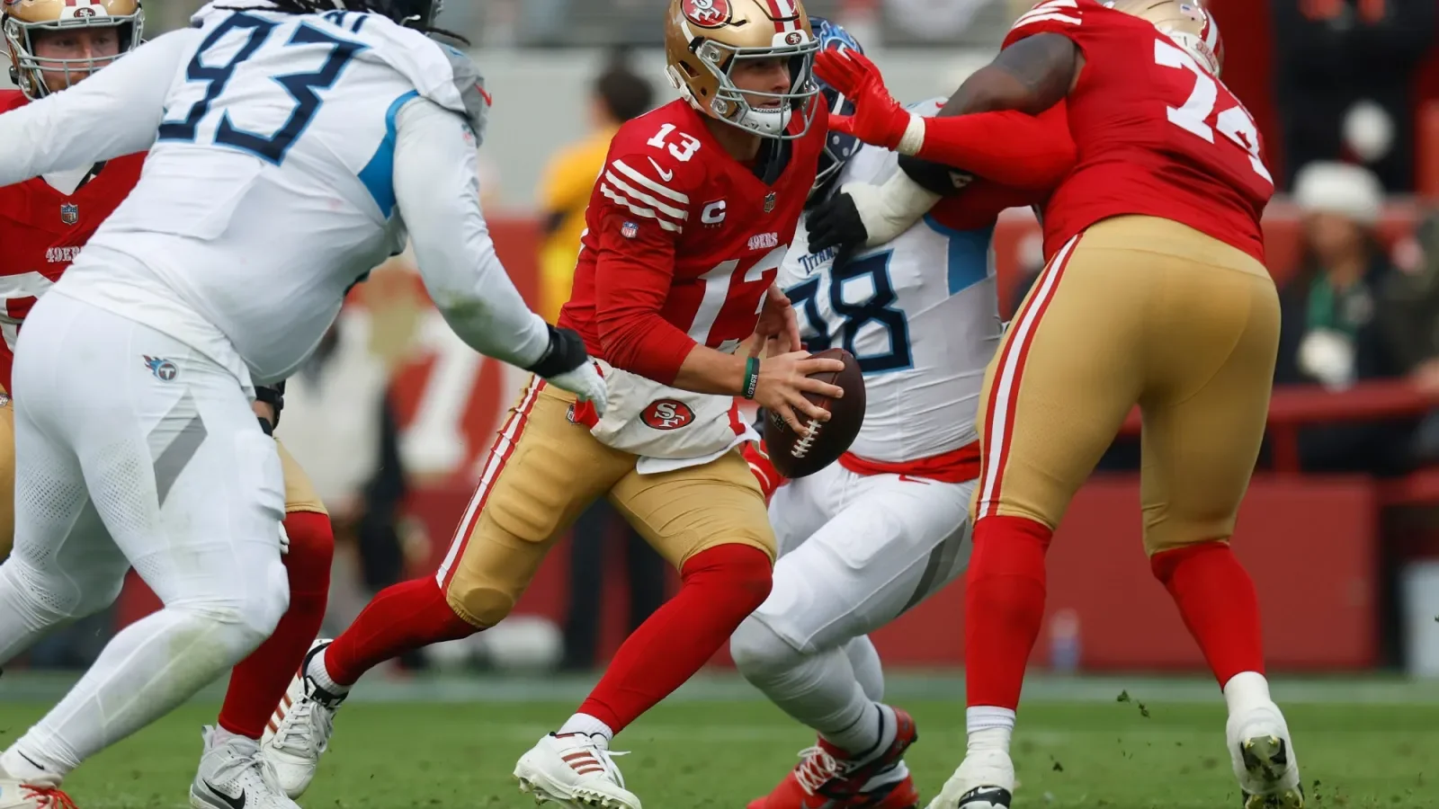Titans Suffer Multiple Injuries in Blowout Loss to Red-Hot 49ers