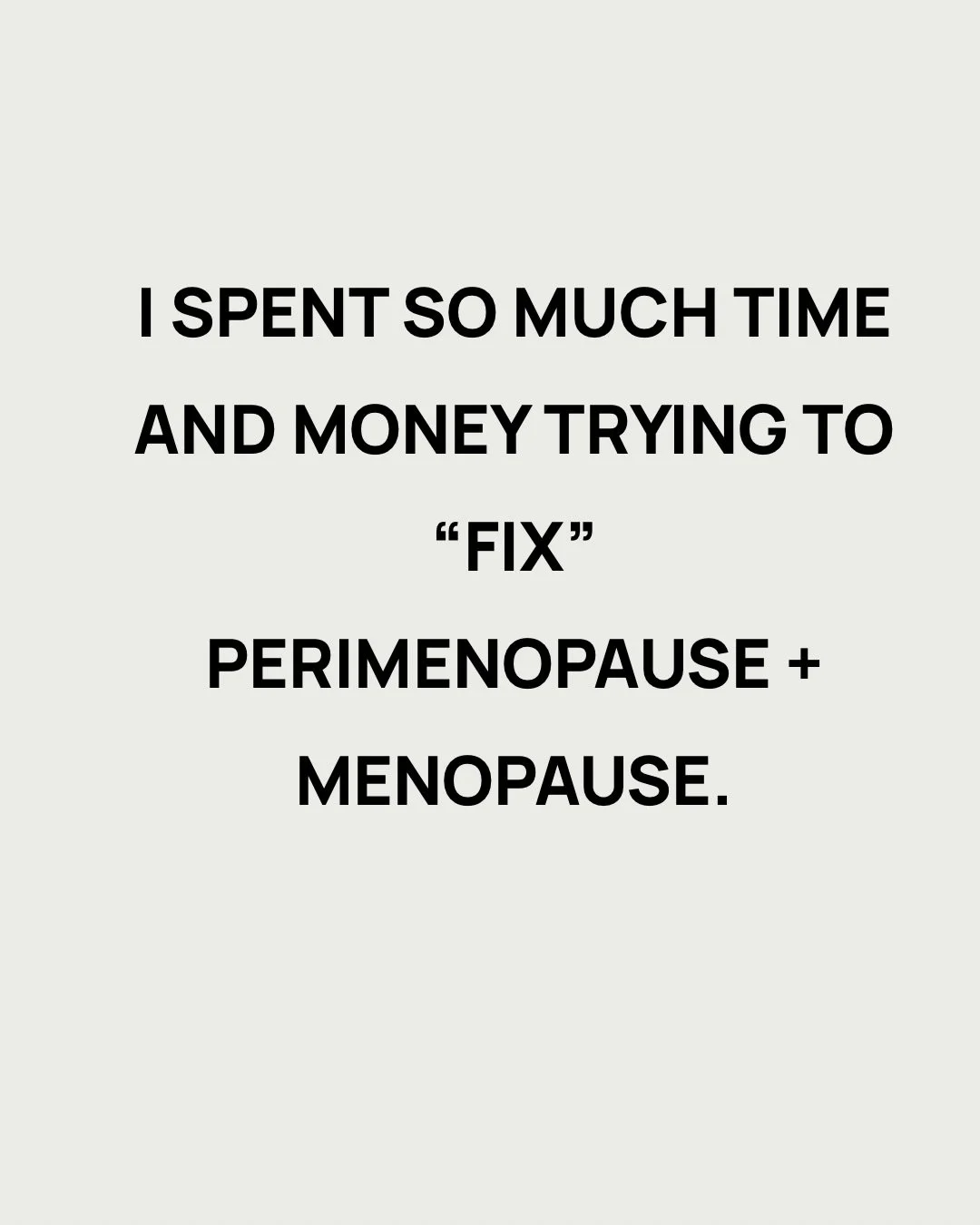 I tried all the things.
Doctors. Supplements. Therapy. Hormones. Retreats. Protocols.

What I didn&rsquo;t understand early on was this:
you can CHASE all the fixes for years and still feel off if your nervous system is stuck in protection mode. 

Mi