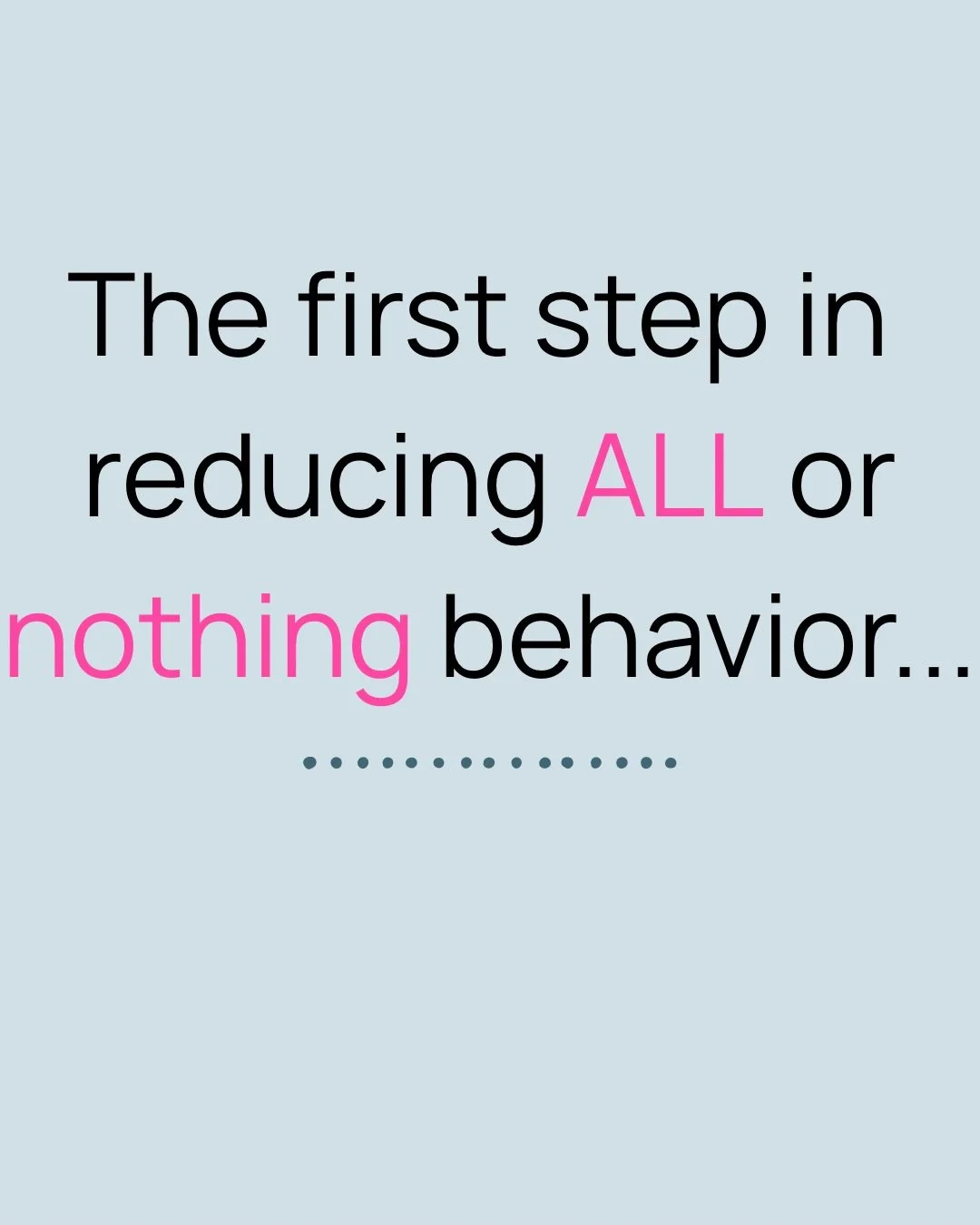 #babysteps #habitchange #slowandsteady