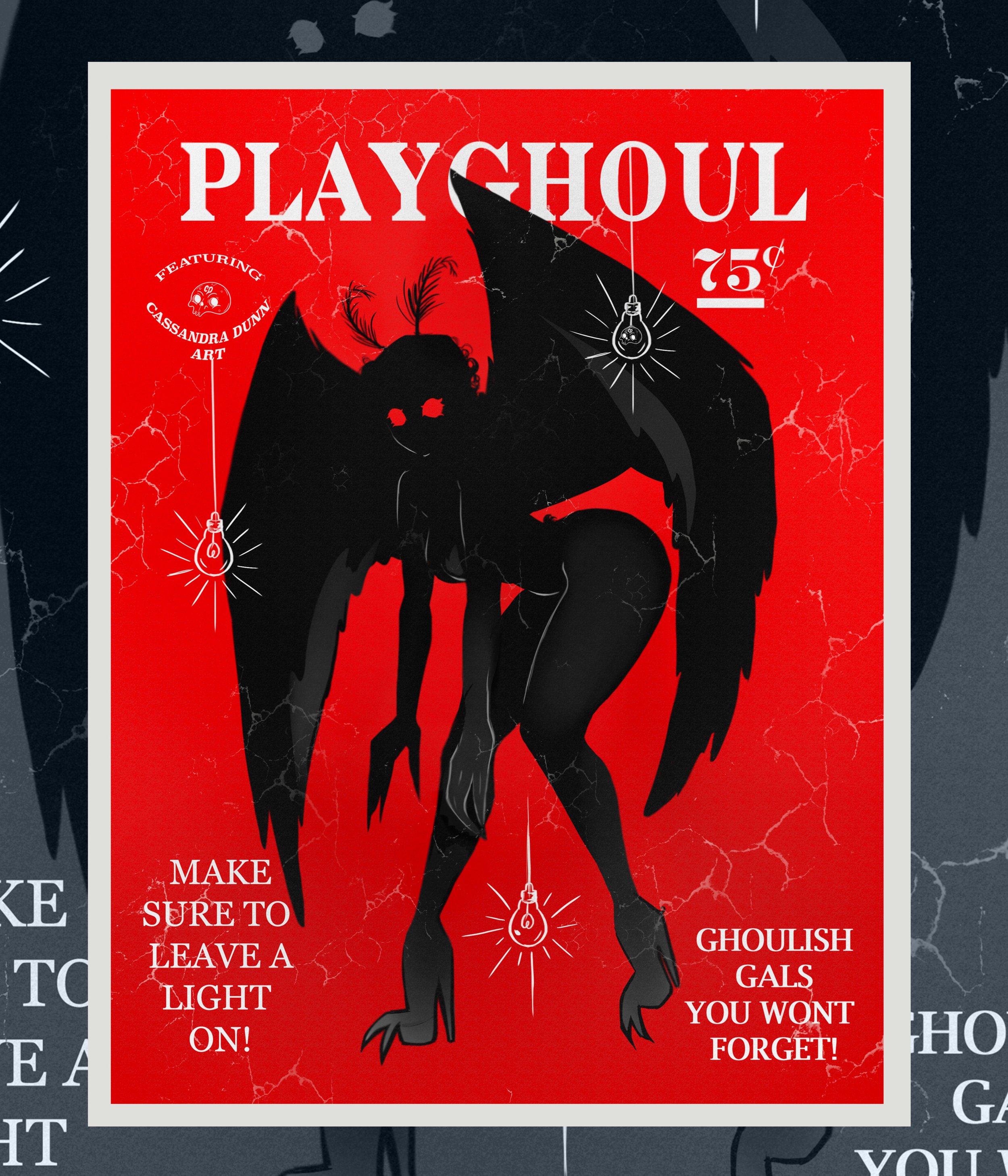 PlayGhoul Moth Ma’am Print 8.5x11