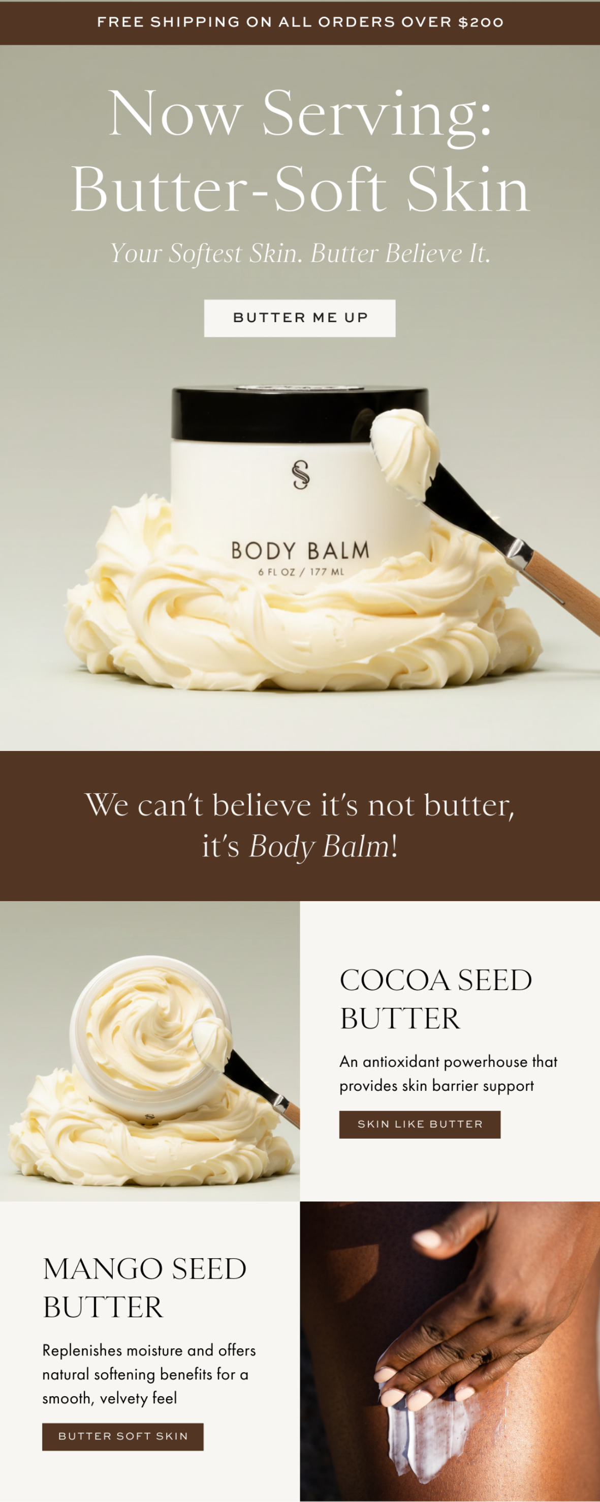 Body Balm - Key Ingredient Focus
