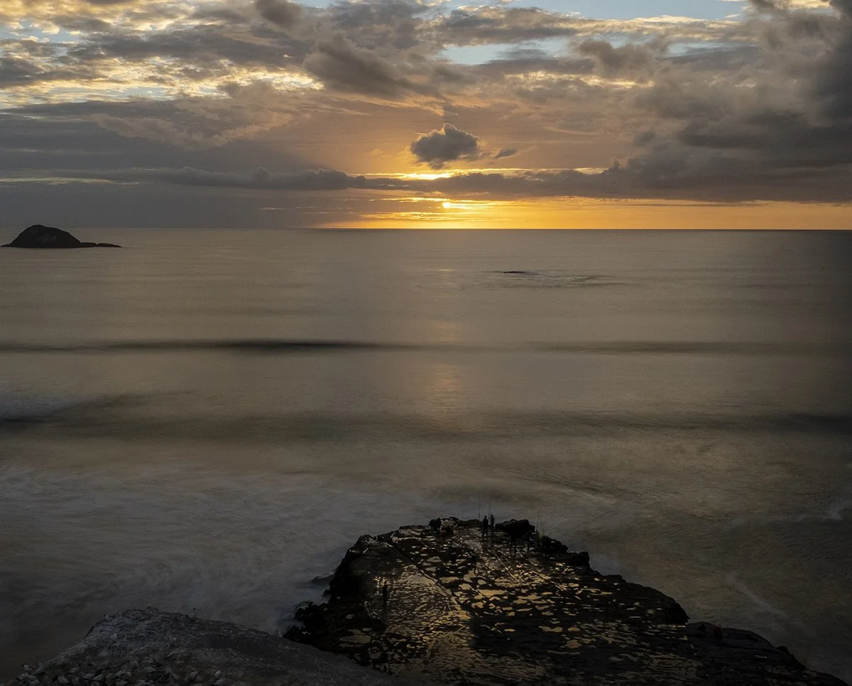 Muriwai Muted Gold Sunset Digital Download