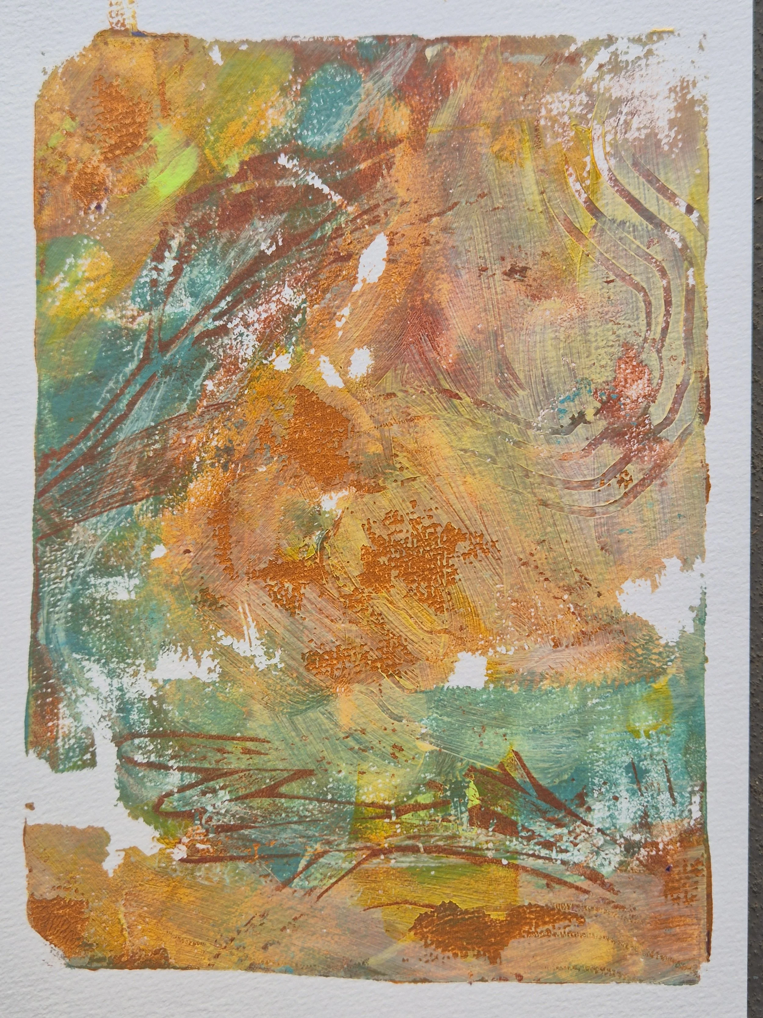 24. River Gorge
Cassandra Bynder
14.7 x 21cm
Acrylic on Paper