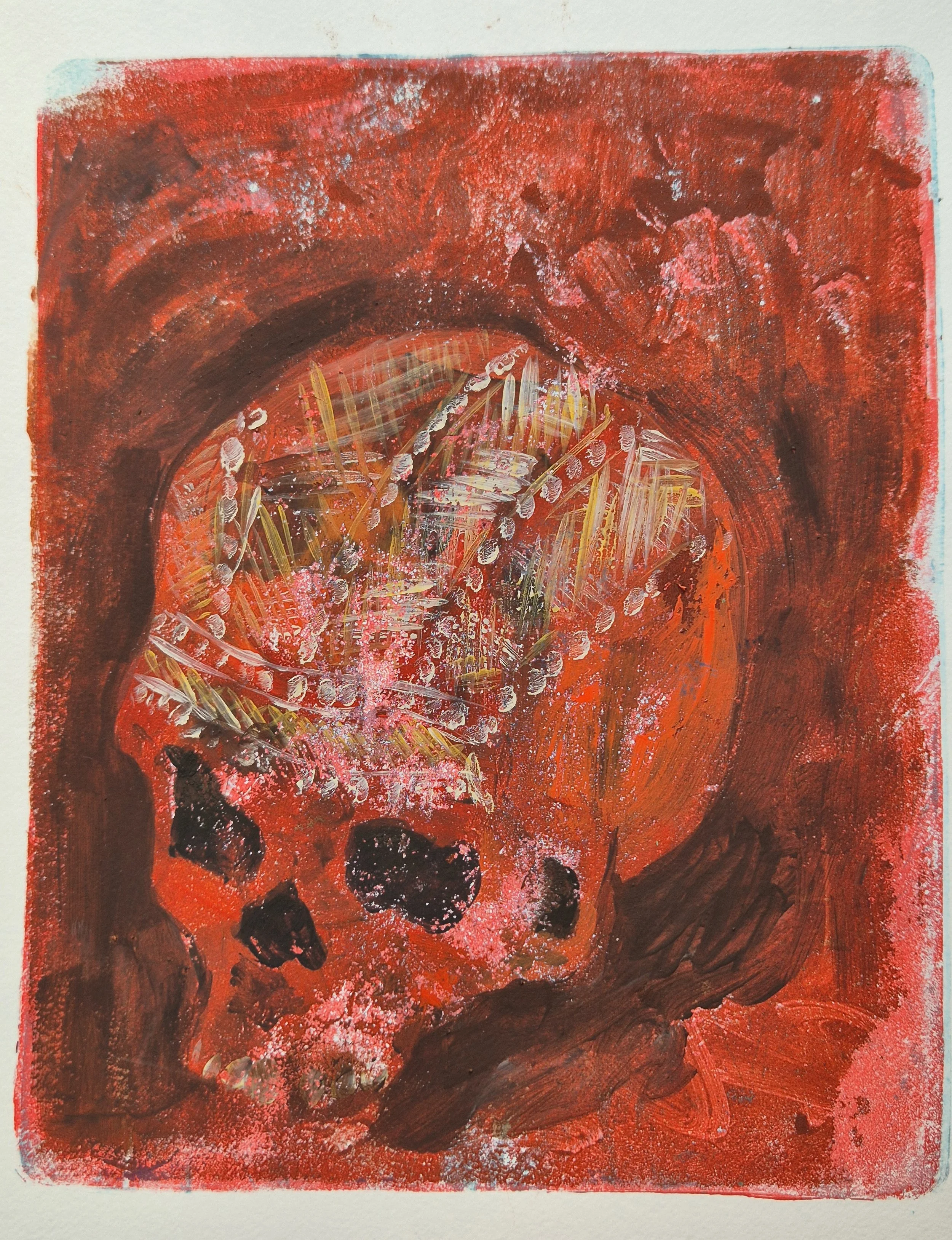 14. Final Journey
Cassandra Bynder
25 x 29.5cm
Acrylic on Paper