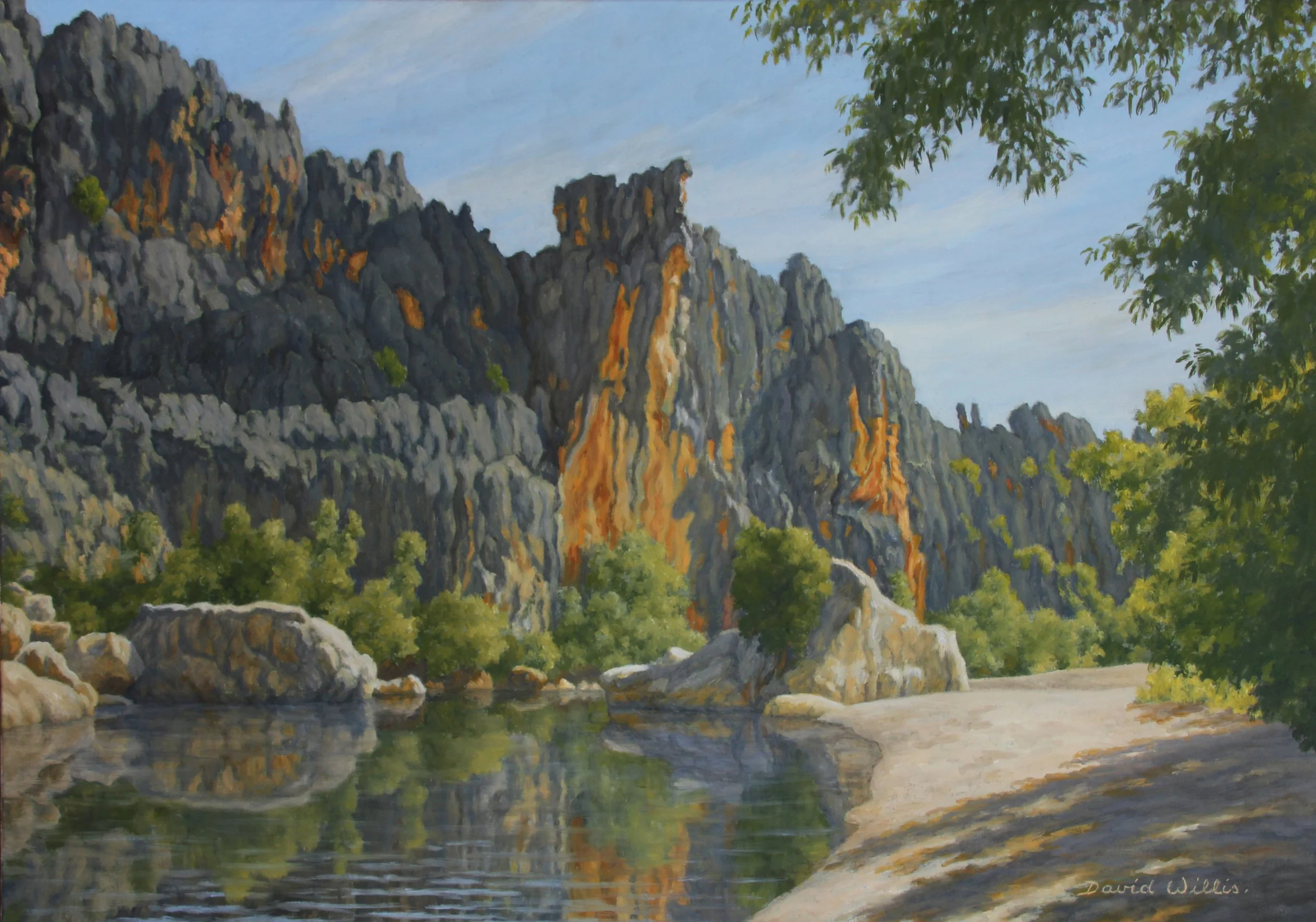 4. High Cliffs in Windjana Gorge