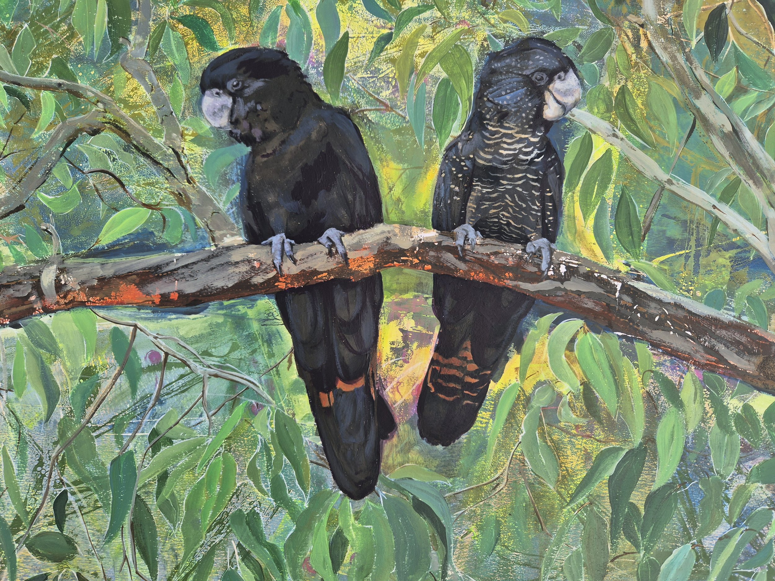 3. Pairing
Cassandra Bynder
42.5 x 53cm
Acrylic on Paper

