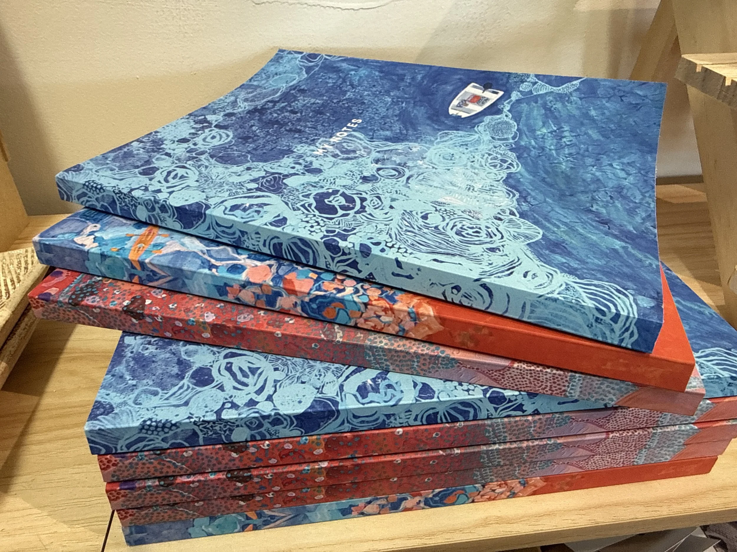 Large Notebooks by Mel Foster