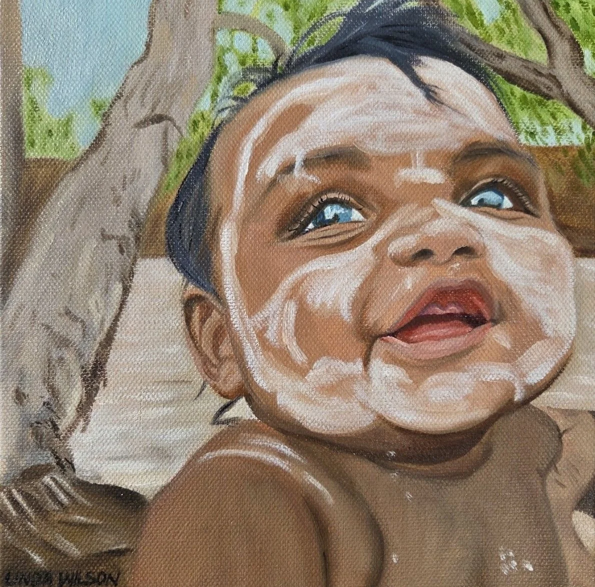 Swim at May River by Linda Wilson
