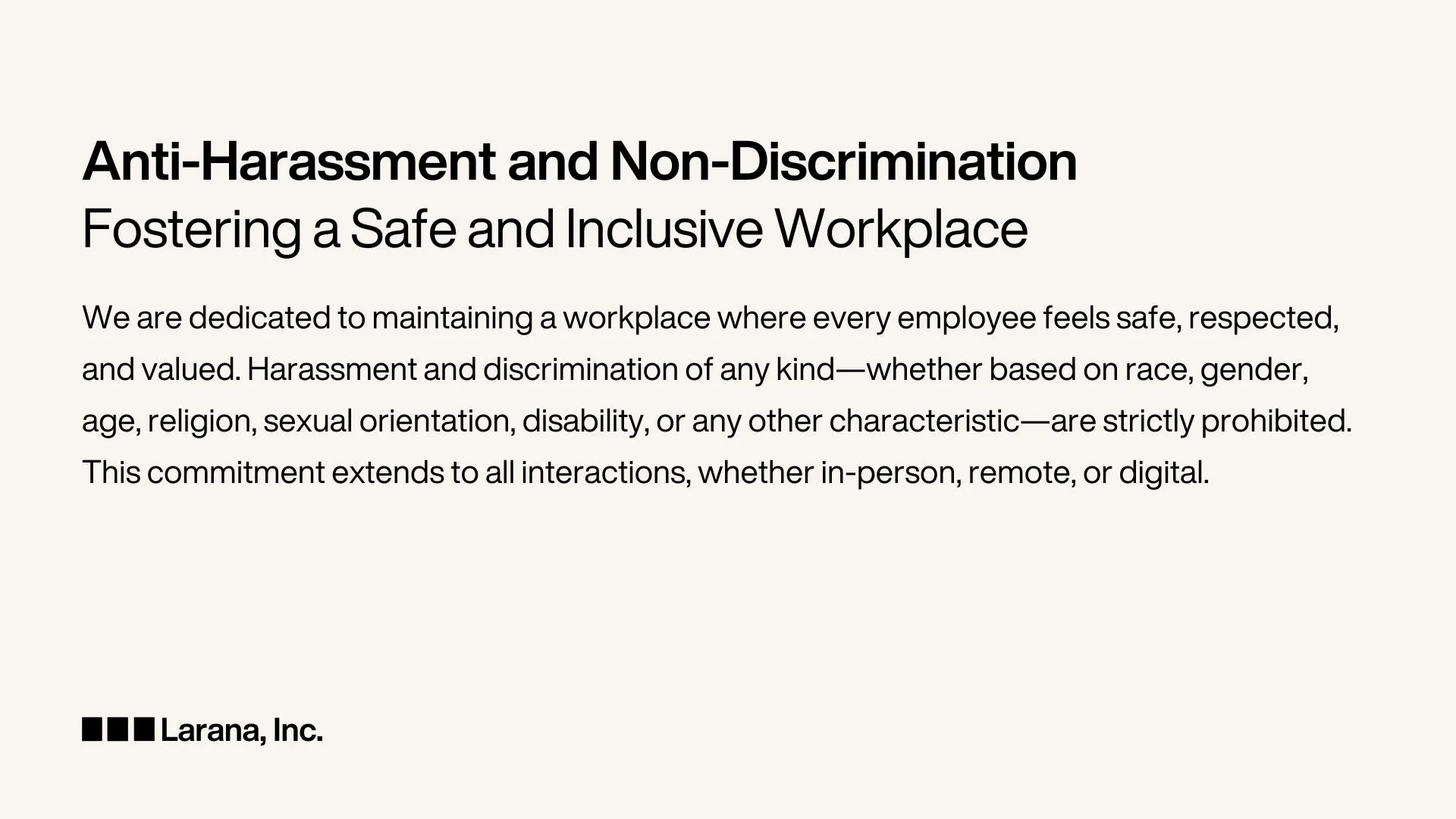 A beige presentation slide with text filling the full width of the slide.