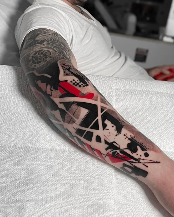 Tattoo on forearm part