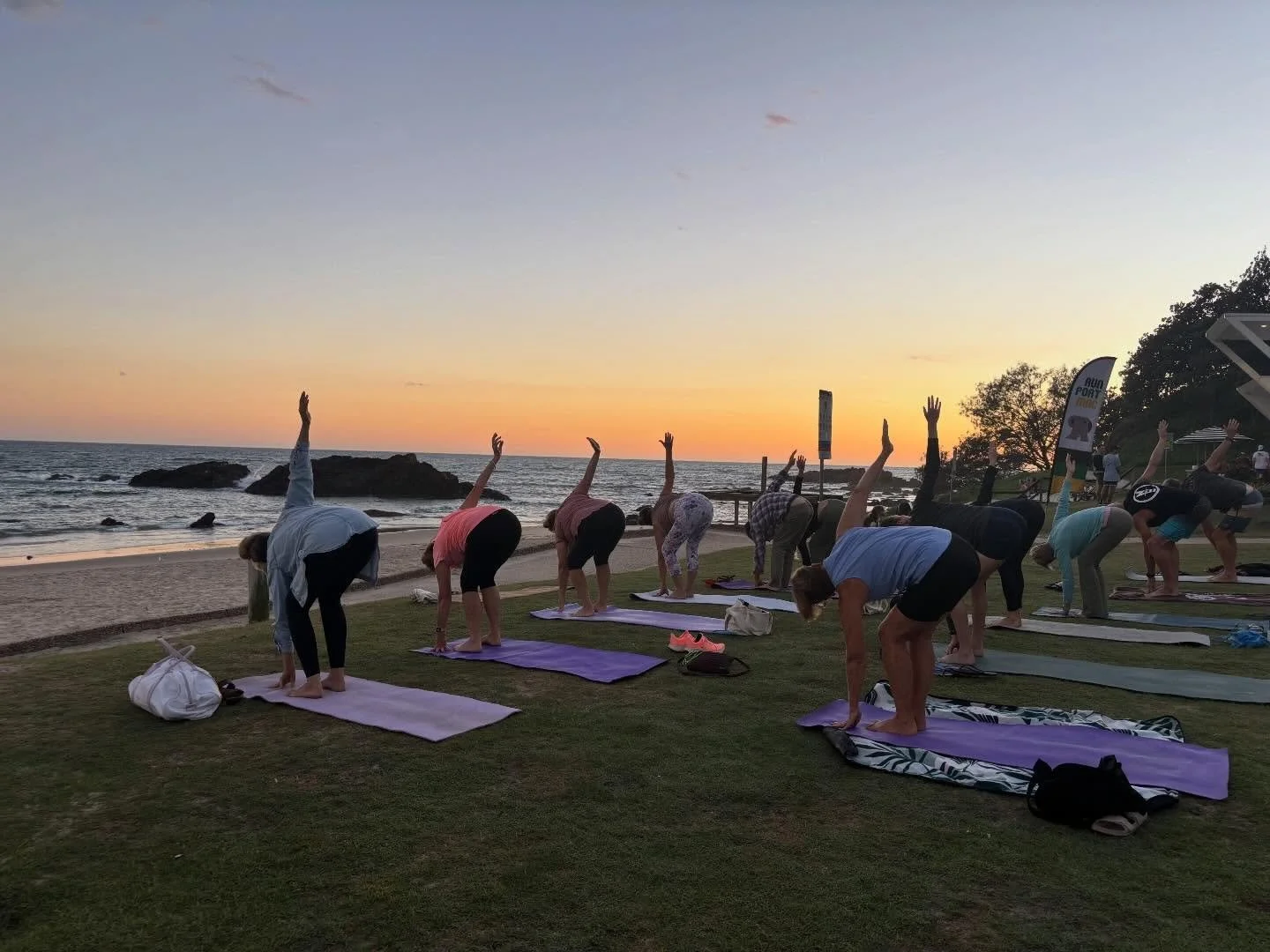 Good morning! ☀️✨🏝️🧘&zwj;♀️ 🌅
Thanks for having me @ananda_pmq sunrise crew. @shelley_k_wood is back next week 💚
@portmacquarie