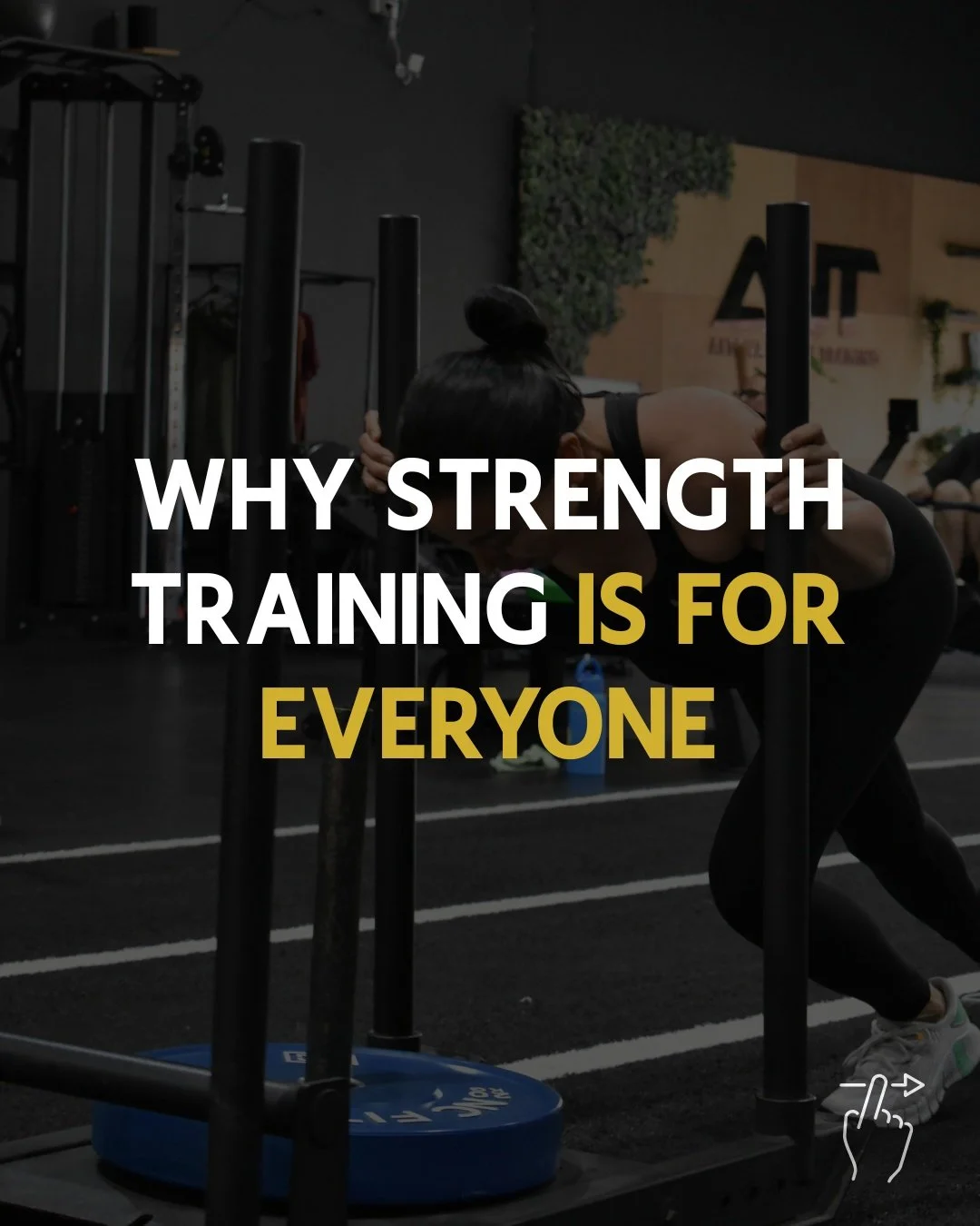 𝗪𝗛𝗬 𝗦𝗧𝗥𝗘𝗡𝗚𝗧𝗛 𝗧𝗥𝗔𝗜𝗡𝗜𝗡𝗚 𝗜𝗦 𝗙𝗢𝗥 𝗘𝗩𝗘𝗥𝗬𝗢𝗡𝗘.

Strength training isn&rsquo;t about lifting the heaviest weights, it&rsquo;s about lifting your life.

It gives you freedom.
Freedom to move without pain.
Freedom to keep up with