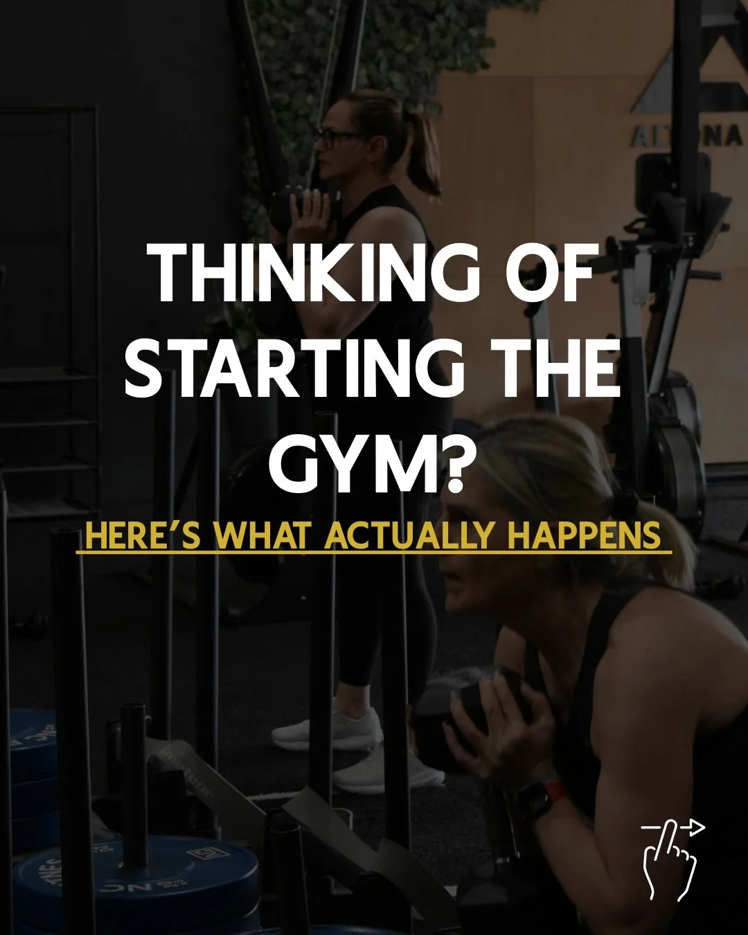 𝗧𝗛𝗜𝗡𝗞𝗜𝗡𝗚 𝗜𝗢𝗙 𝗦𝗧𝗔𝗥𝗧𝗜𝗡𝗚 𝗧𝗛𝗘 𝗚𝗬𝗠? 𝗛𝗘𝗥𝗘 𝗜𝗦 𝗪𝗛𝗔𝗧 𝗔𝗖𝗧𝗨𝗔𝗟𝗟𝗬 𝗛𝗔𝗣𝗣𝗘𝗡𝗦

Starting at the gym isn&rsquo;t just about workouts, it&rsquo;s a journey 👇

At first, everything feels hard. You&rsquo;re sore, unsure, 