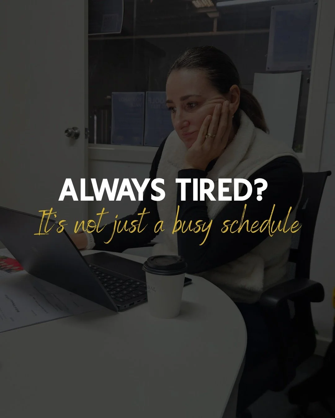 𝗔𝗟𝗪𝗔𝗬𝗦 𝗧𝗜𝗥𝗘𝗗?
It&rsquo;s not just a busy schedule.

Yes! life is full. Work, kids, responsibilities&hellip; it adds up.

But feeling constantly low on energy, stiff, and run down isn&rsquo;t just because you&rsquo;re busy.

A big piece tha