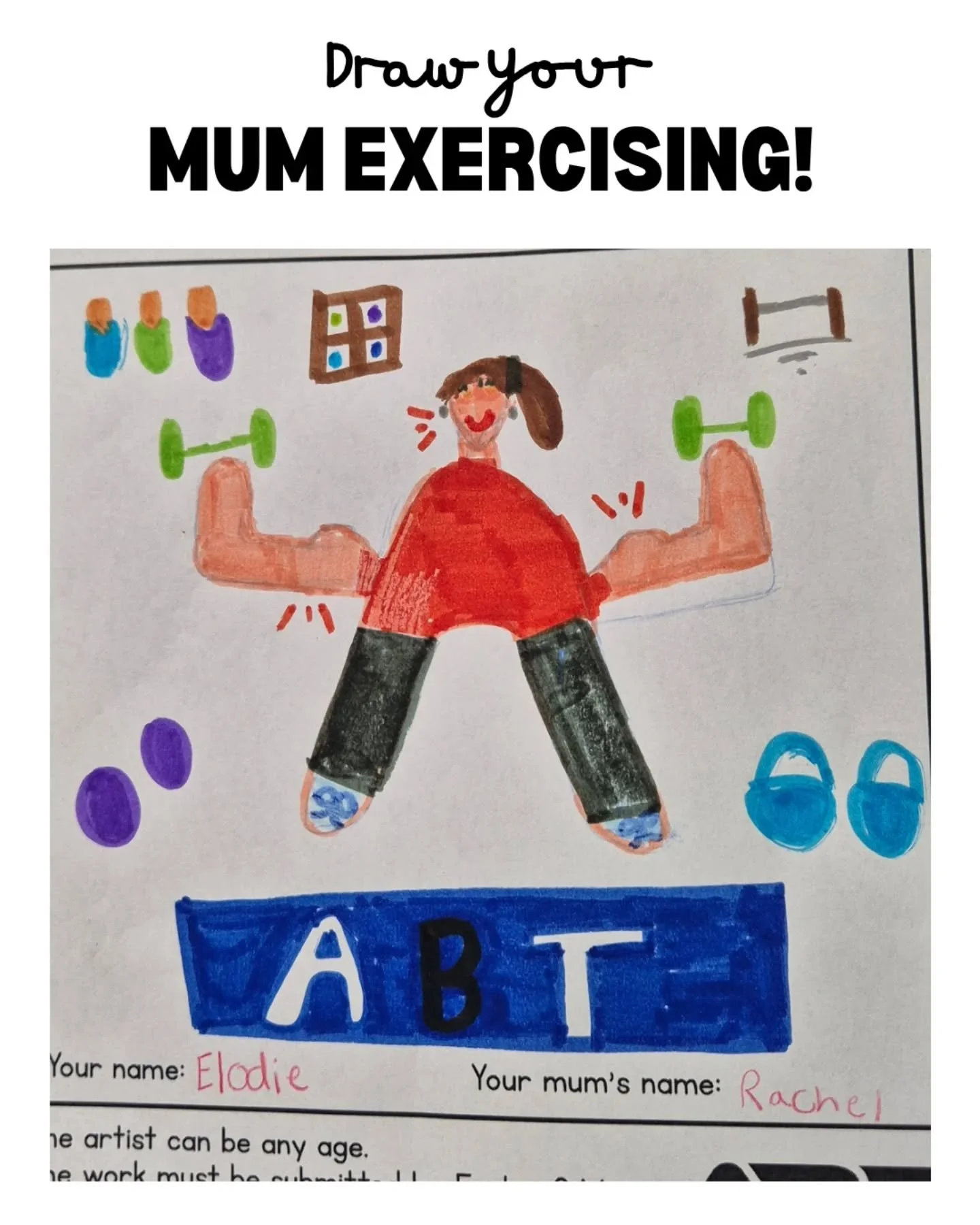 Happy Mother's Day! PART 2. 💐❤️

We asked the kids to draw their mums exercising and the results were absolutely hilarious (and surprisingly accurate 😂). 😝💖🤪🤔💯💪🔥

From perfectly sculpted arms to determination that could move mountains, these