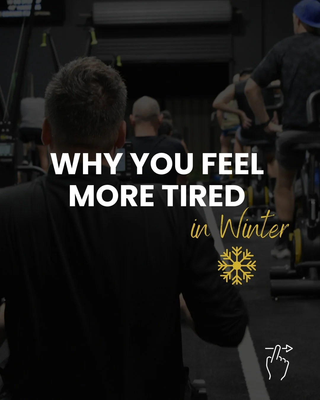 𝗪𝗛𝗬 𝗬𝗢𝗨 𝗙𝗘𝗘𝗟 𝗠𝗢𝗥𝗘 𝗧𝗜𝗥𝗘𝗗 𝗜𝗡 𝗪𝗜𝗡𝗧𝗘𝗥

Winter can make it feel harder to get moving.
Less sunlight, less daily movement, more time indoors, and changes in sleep patterns can all leave you feeling low on energy.

The mistake mos