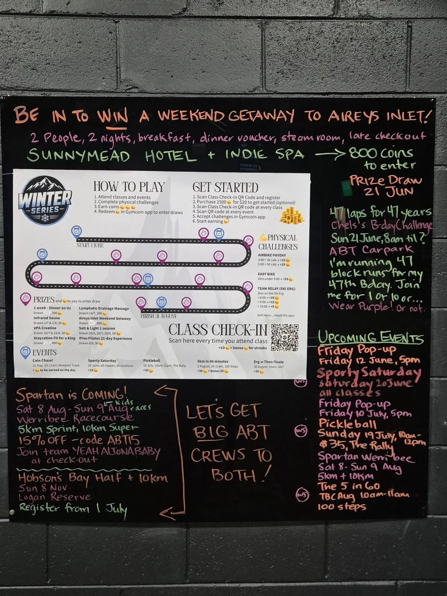 Winter at ABT isn't for hibernating. 😴🛌

Just look at everything we've planned for you to keep you moving this winter. 

Competitions, prize draws, pop-ups, Spartan, fun runs, pickleball and an insane birthday challenge everyone is invited to help 