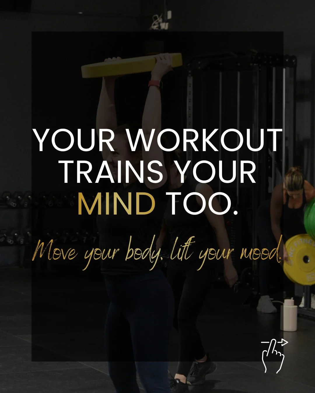 𝗬𝗢𝗨𝗥 𝗪𝗢𝗥𝗞𝗢𝗨𝗧 𝗧𝗥𝗔𝗜𝗡𝗦 𝗬𝗢𝗨𝗥 𝗠𝗜𝗡𝗗 𝗧𝗢𝗢.
Move your body, lift your mood.

Training isn&rsquo;t just about getting stronger and fitter. It&rsquo;s one of the best things you can do for your mental health too. Here&rsquo;s how:

?