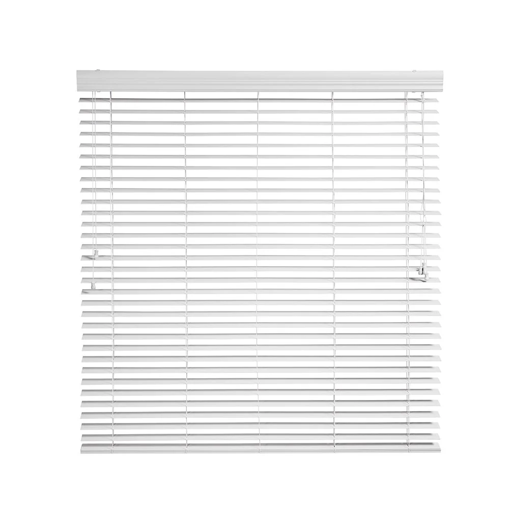 2-inch corded Fauxwood Blind in white finish