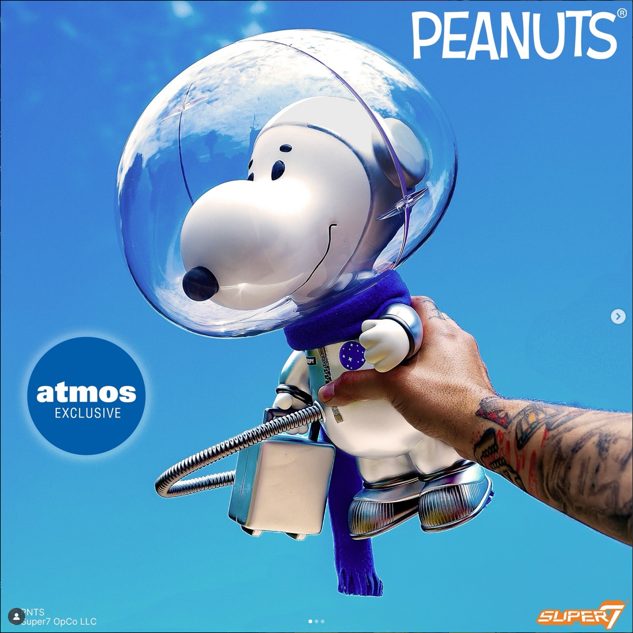 Vince Neil Media product shot for Peanuts, atomos Japan, and Super7
