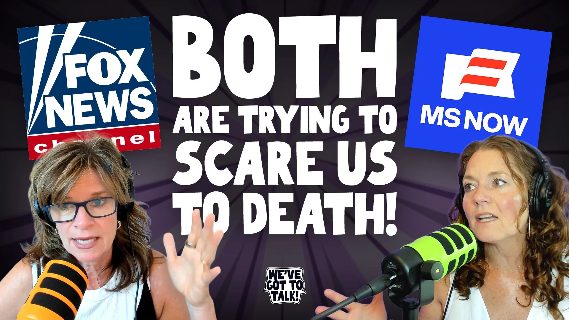 Liberal and Conservative Compare Fox News vs MSNOW