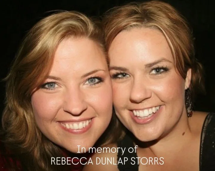 Rebecca made such an impact on my life and I, along with all her many friends and family, are shocked and heartbroken over her sudden passing yesterday. She was the life of the party, a true lifelong friend and one of my first hair guinea pigs! We li