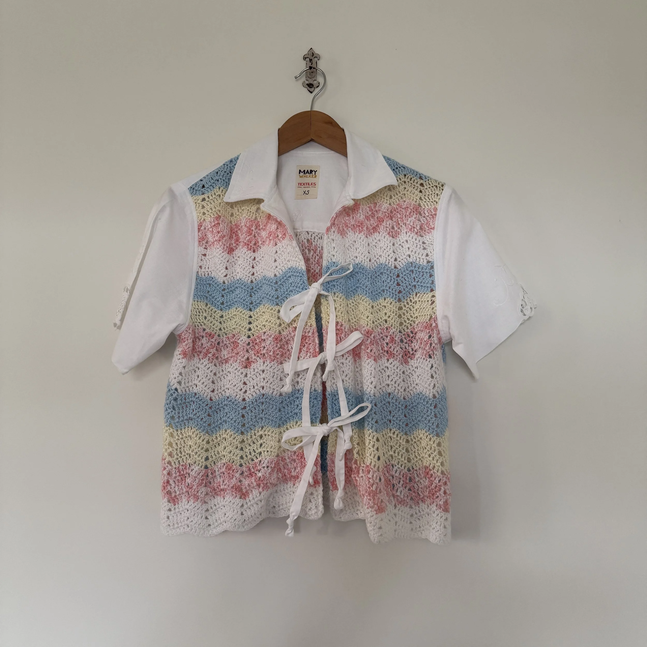 Mid Length Tie Front Shirt: XSmall