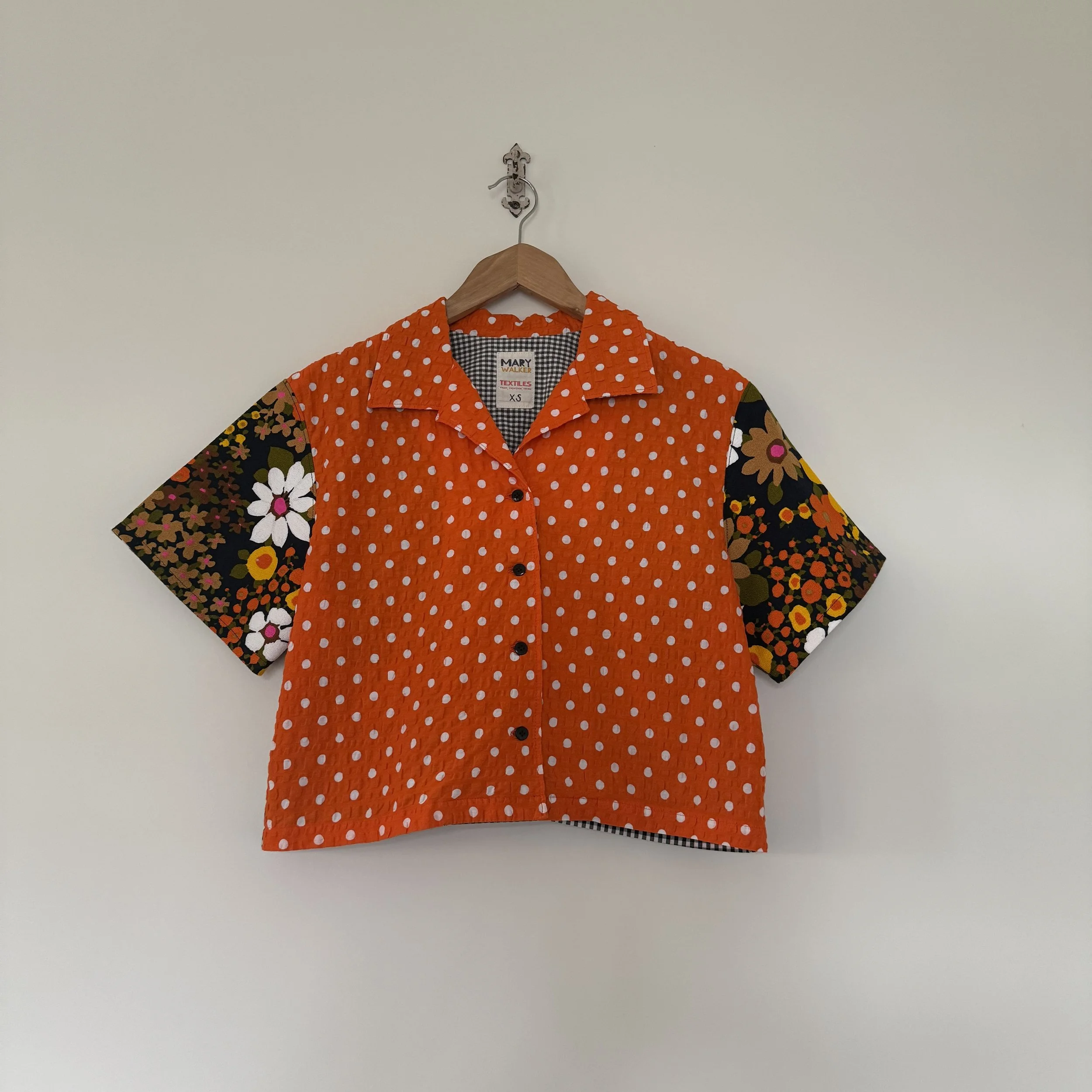 Crop Button-Up Shirt: XSmall