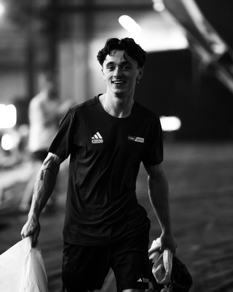 @maxthefuture will join the setting next Tuesday!!
An inspirational climber who achieves incredible results both outdoors and in competitions.

🥈World Cup (Boulder) - Brixen 2022 
🥈World Cup (Boulder) - Seoul 2024
⚡️The Ace 8B+ 
⚡️Bewilderness 8B+
