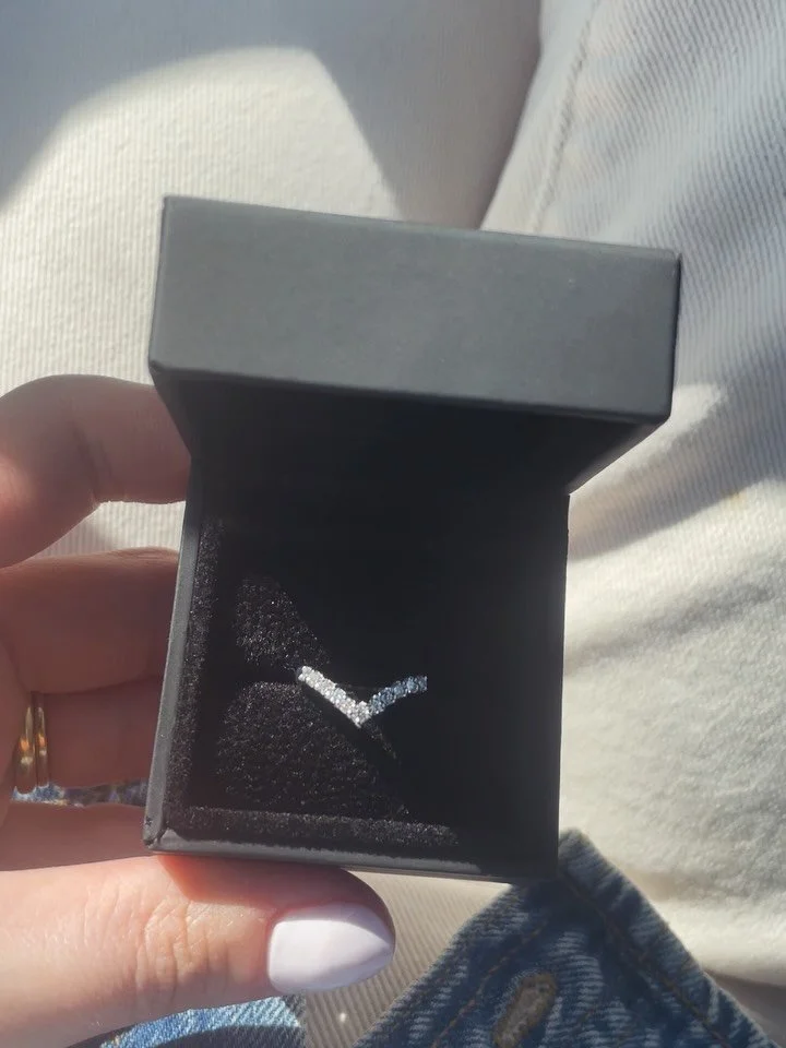 The ultimate cool girl pinky ring 🪩 

Created for Helen in a classic wishbone style, diamond set, in Platinum ✨

We can&rsquo;t wait to see it stacked alongside your hand engraved Carah signet ring!