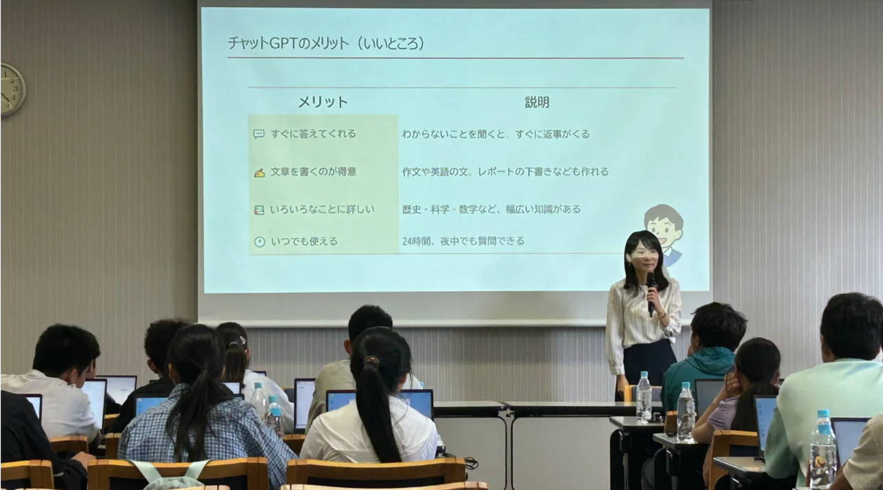 中日小学生の早稲田大学での交流体験