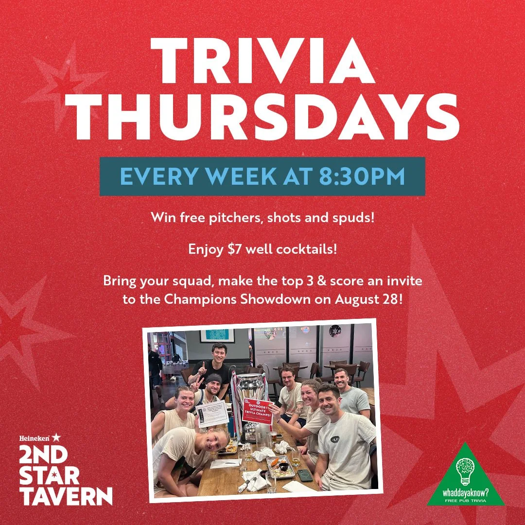 Trivia Thursdays – weekly