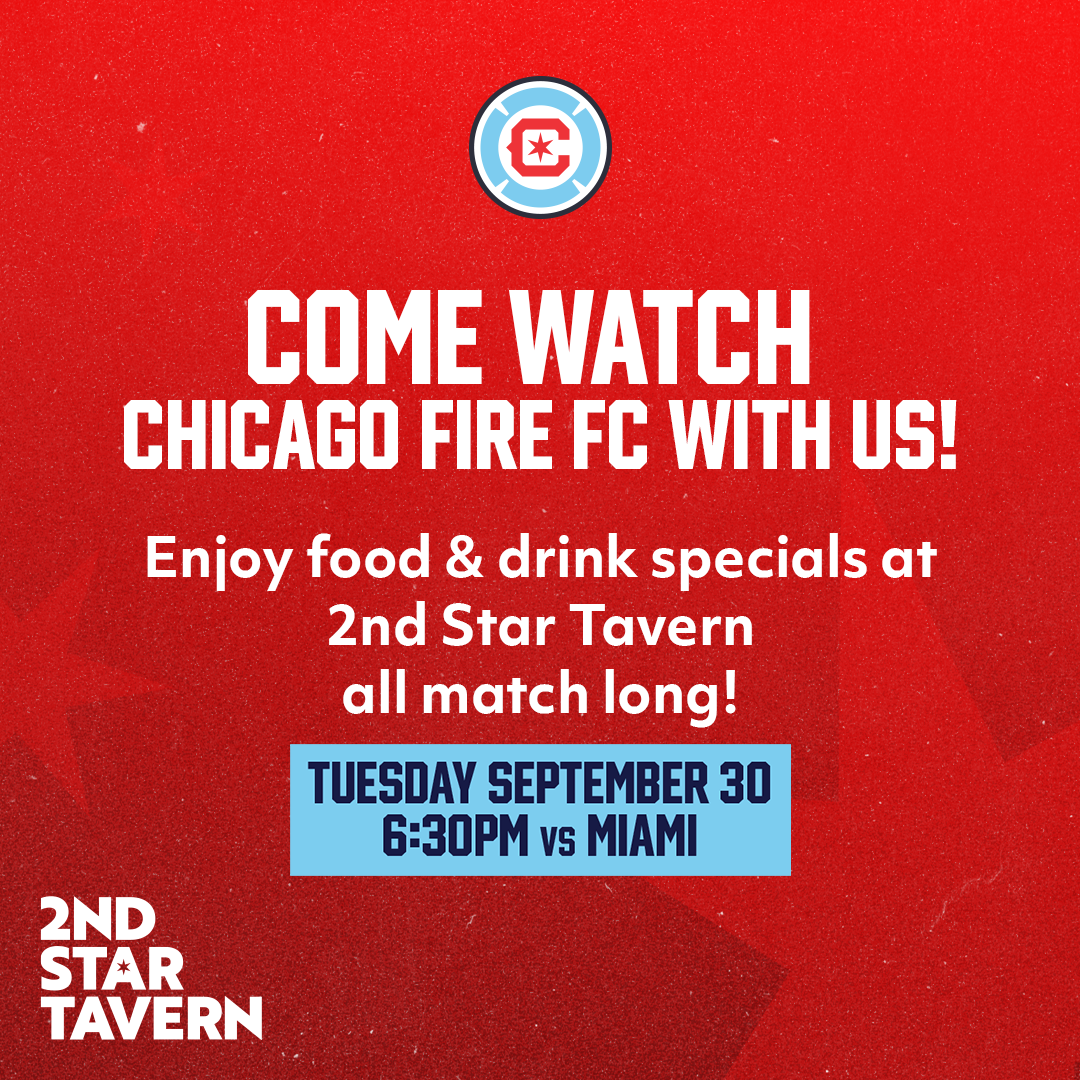 Fire vs Miami CF Watch Party at 2nd Star Tavern