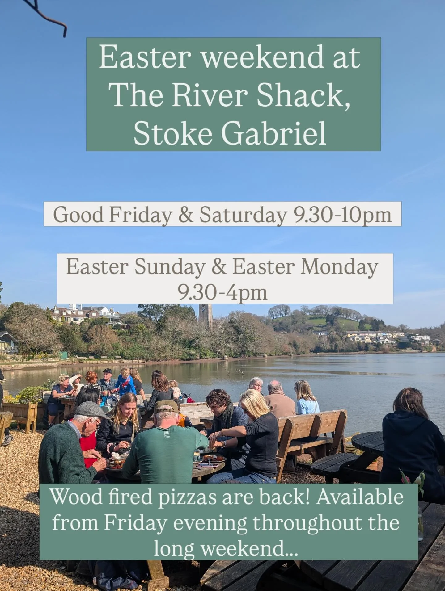 Are you looking for plans for the long weekend?

Come and celebrate the Easter weekend with us! Park up, head for a dog walk or a spot of crabbing, and then settle in for some delicious food and drink!

Open for breakfast, lunch and dinner as well as