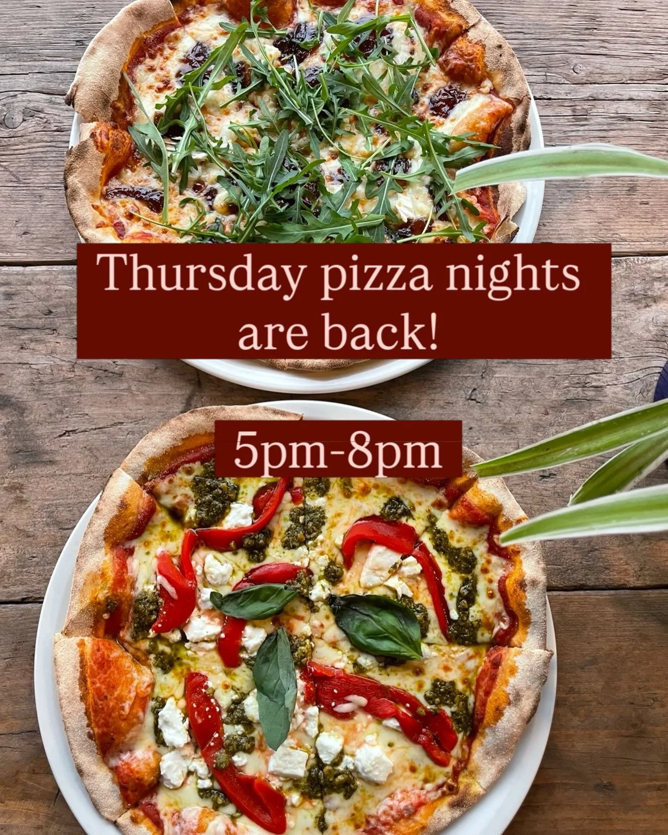 We are now open on Thursday evenings again for wood fired pizza 😍

Book a table via the website or just pop in for evening drinks by the water 🍷 

#woodfiredpizza #pizzabythewater #therivershackdevon