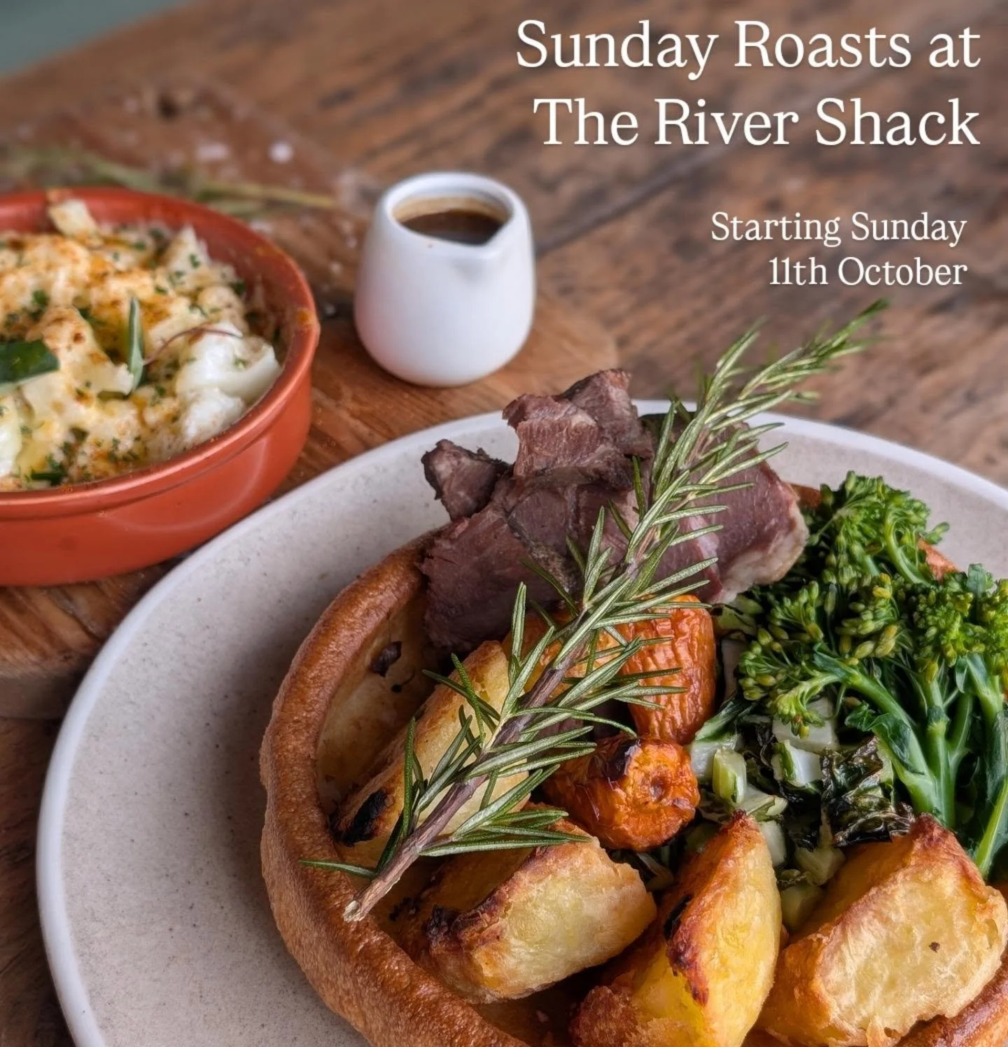 🍂 SUNDAY ROASTS ARE COMING TO THE SHACK! 🍂

For the first time ever, we&rsquo;ll be serving up Sunday roasts from 11th October!

Think hearty, homemade roast lunches, cosy log burners and beautiful views across the water &mdash; the perfect way to 