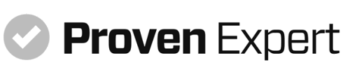 Logo mit der Beschriftung 'Proven Expert'