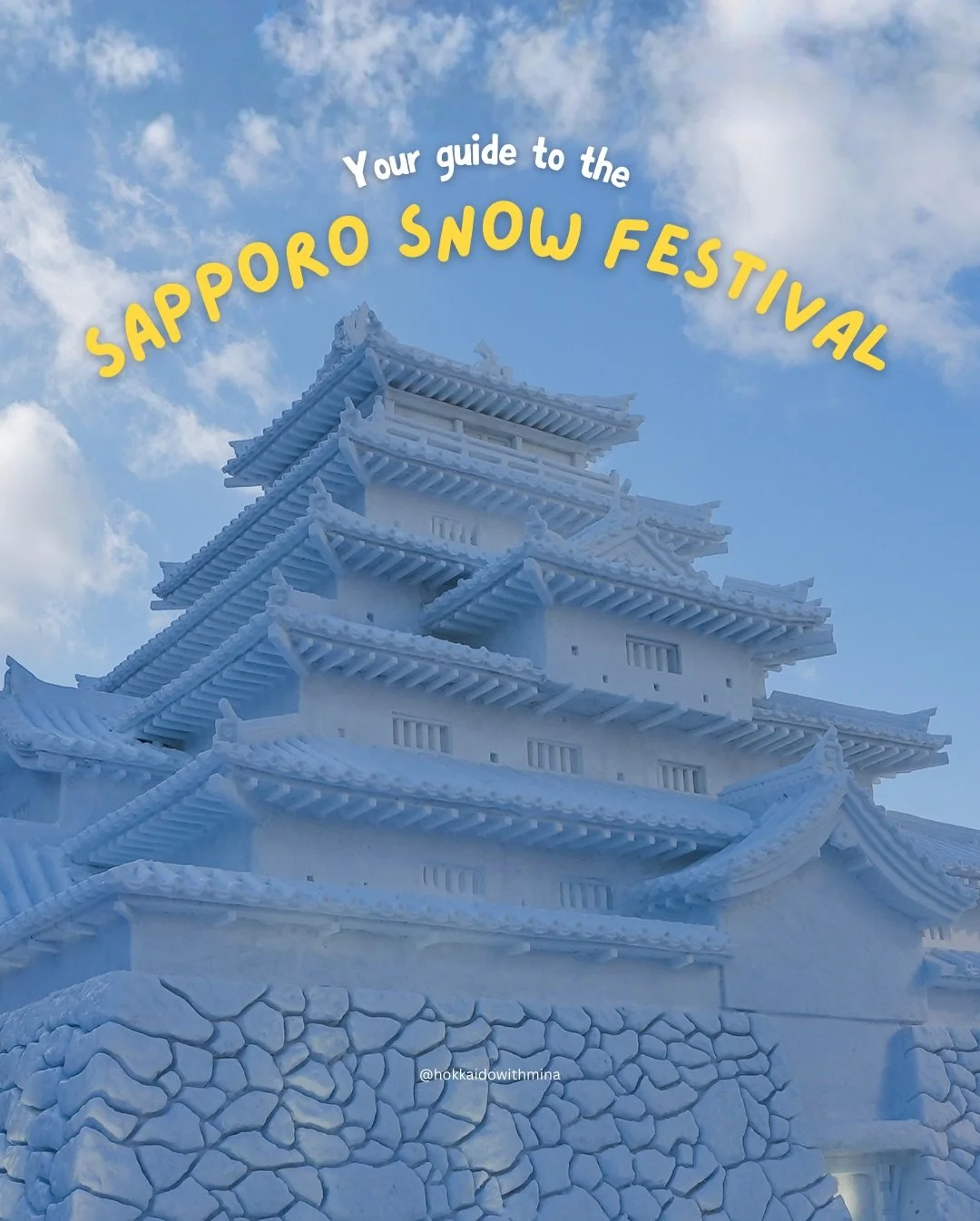 Your guide to the 76th Sapporo Snow Festival ❄️

From Odori 1-chome to 11-chome, this is what you&rsquo;ll see as you walk through the heart of the festival.

Massive snow sculptures, cultural landmarks, pop culture moments, and family-friendly zones