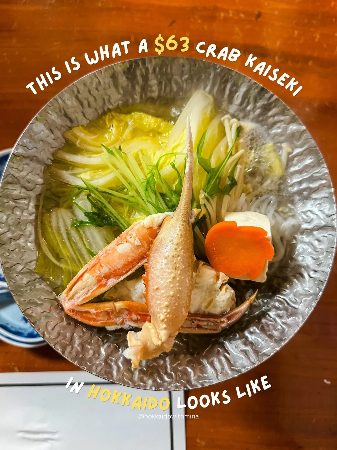 This is what a $63 crab kaiseki in Hokkaido looks like 🦀

A full-course crab experience with every dish done differently light, sweet, meaty, and full of umami.

If you love seafood, this is one of the best dining experiences to try in Sapporo!

📍K