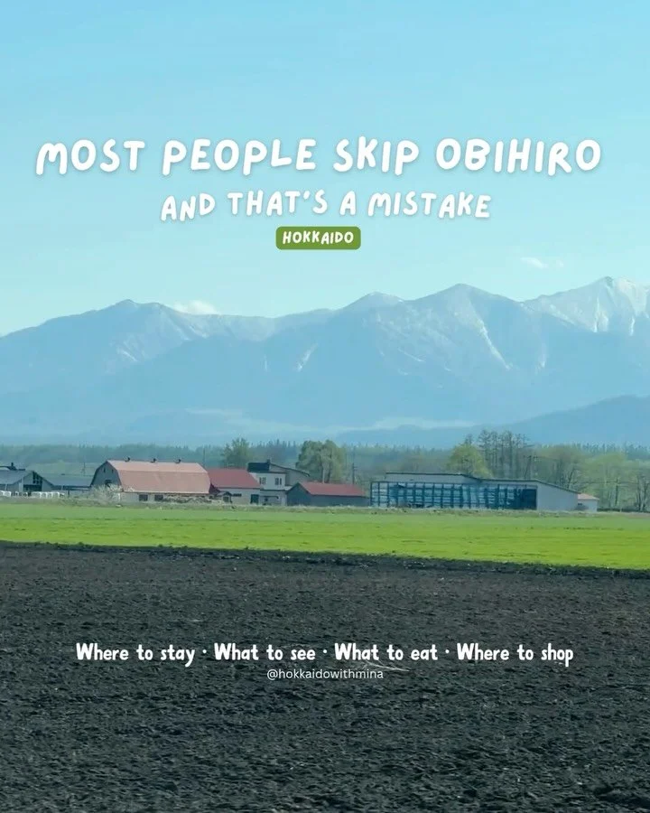 Most people skip Obihiro&hellip; and that&rsquo;s a mistake 👀🇯🇵

When people plan a Hokkaido trip, they usually head straight to Furano and Biei. But if you love good food, beautiful scenery, and fewer crowds, Obihiro deserves a spot on your itine