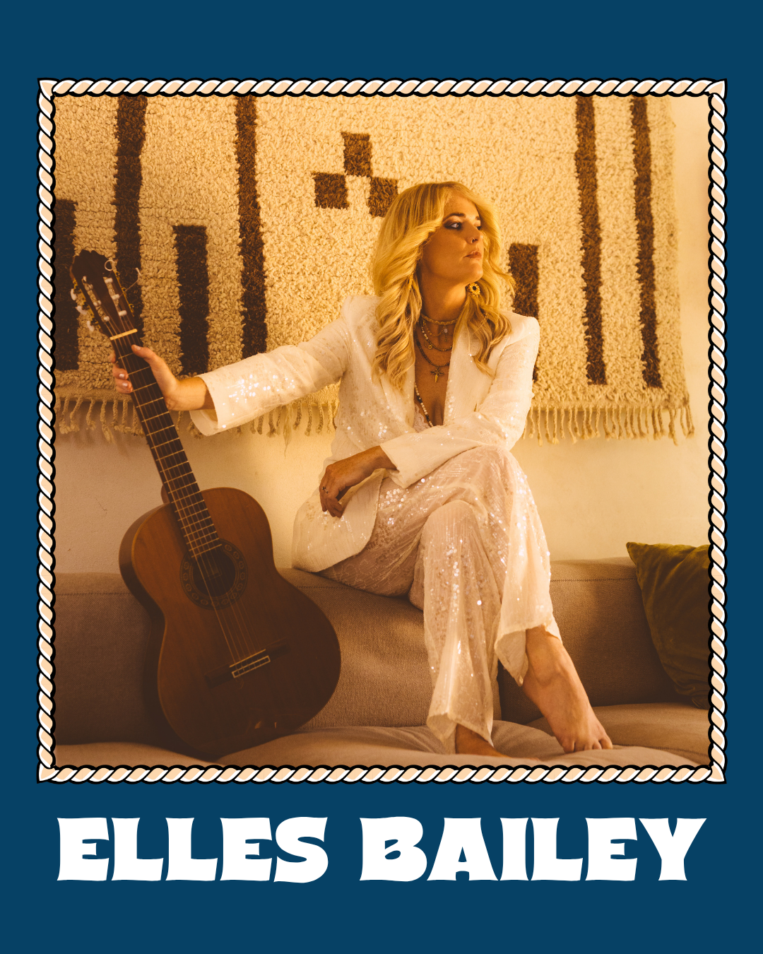 The smoky-voiced, multi-award-winning queen of UK blues and Americana. Elles Bailey brings incomparable depth, grit, and soul to Sunday's lineup, blurring the lines between southern rock, country, and blues.