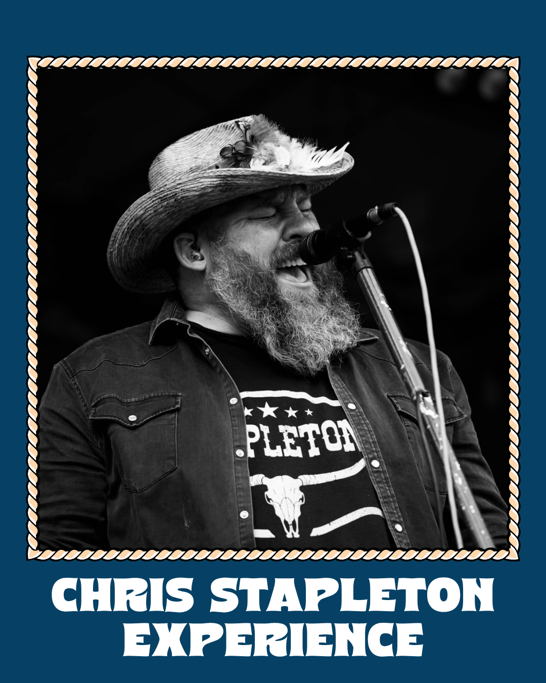 An incredible, authentic tribute to the current king of outlaw country. Delivering the powerhouse vocals and blues-infused southern country grit of Chris Stapleton.