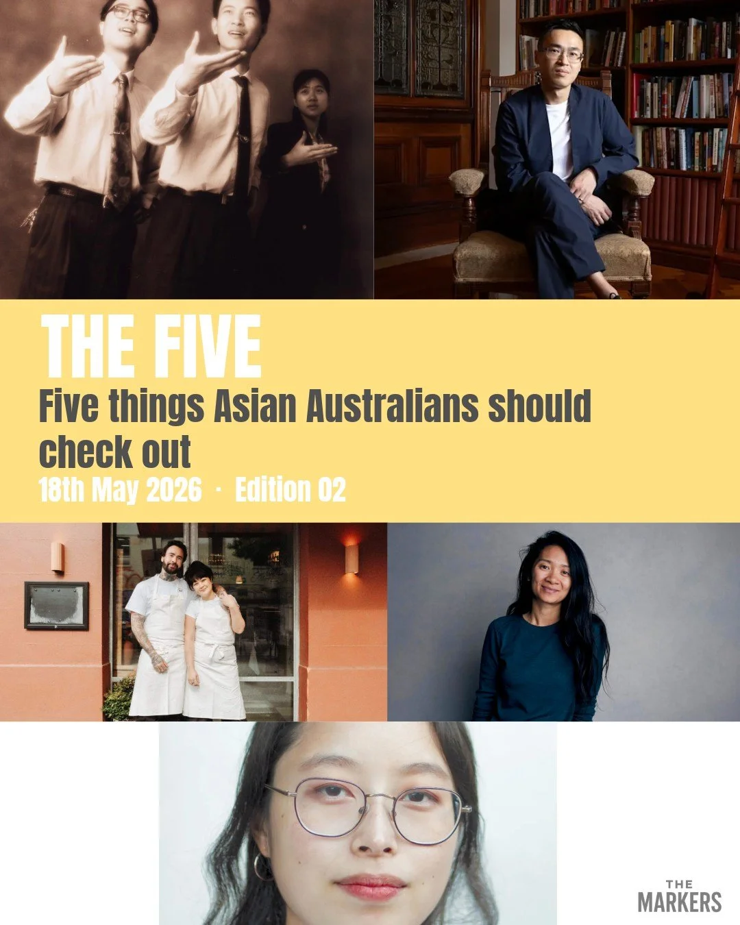 Looking for things to do/see/explore? Here's five things worth checking out:

1. 📚 @sianglu_author  brings Ghost Cities to Epping Library for Sydney Writers&rsquo; Festival with @jenniferwongcomedian as part of @sydwritersfest 
2. 🎬 @chloezhao make