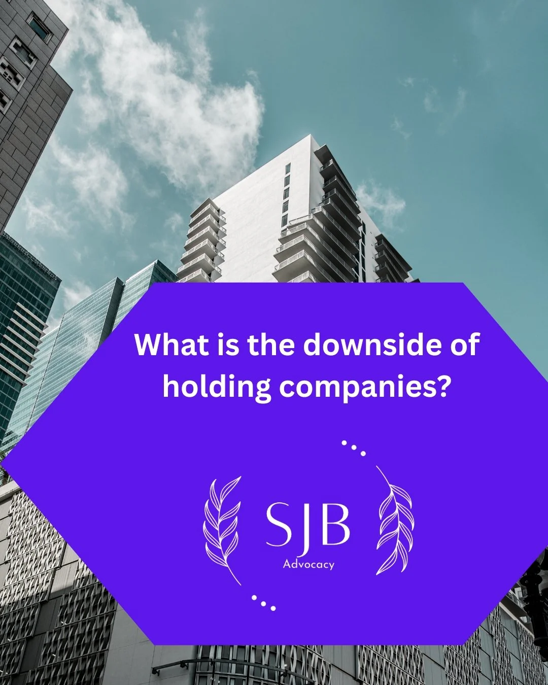 What is the downside of holding companies?