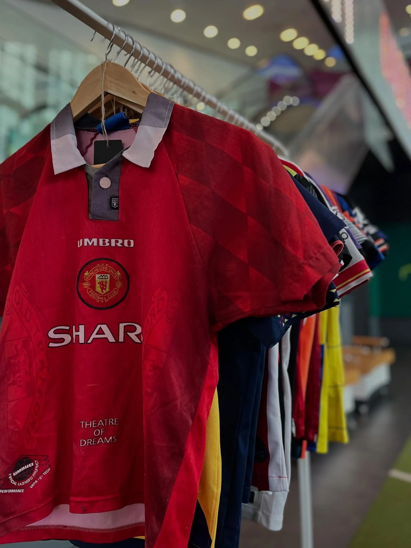 Were at the @nationalfootballmuseum again today with loads of United and City kids&rsquo; shirts ready for matchday.

Think Ronaldo, Haaland, Kun Ag&uuml;ero, Doku, Garnacho &mdash; plus some real classics and past-season favourites you don&rsquo;t s
