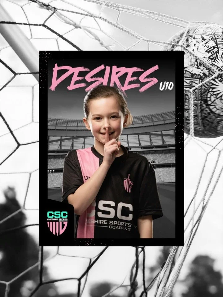 Manchester Girls x Cheshire Sports Coaching ⚽️✨

Two amazing clubs, one unforgettable shoot. We recently teamed up with @manchester_girls_fc and @cheshiresportscoaching to create a fresh set of player portraits packed with confidence, character and s