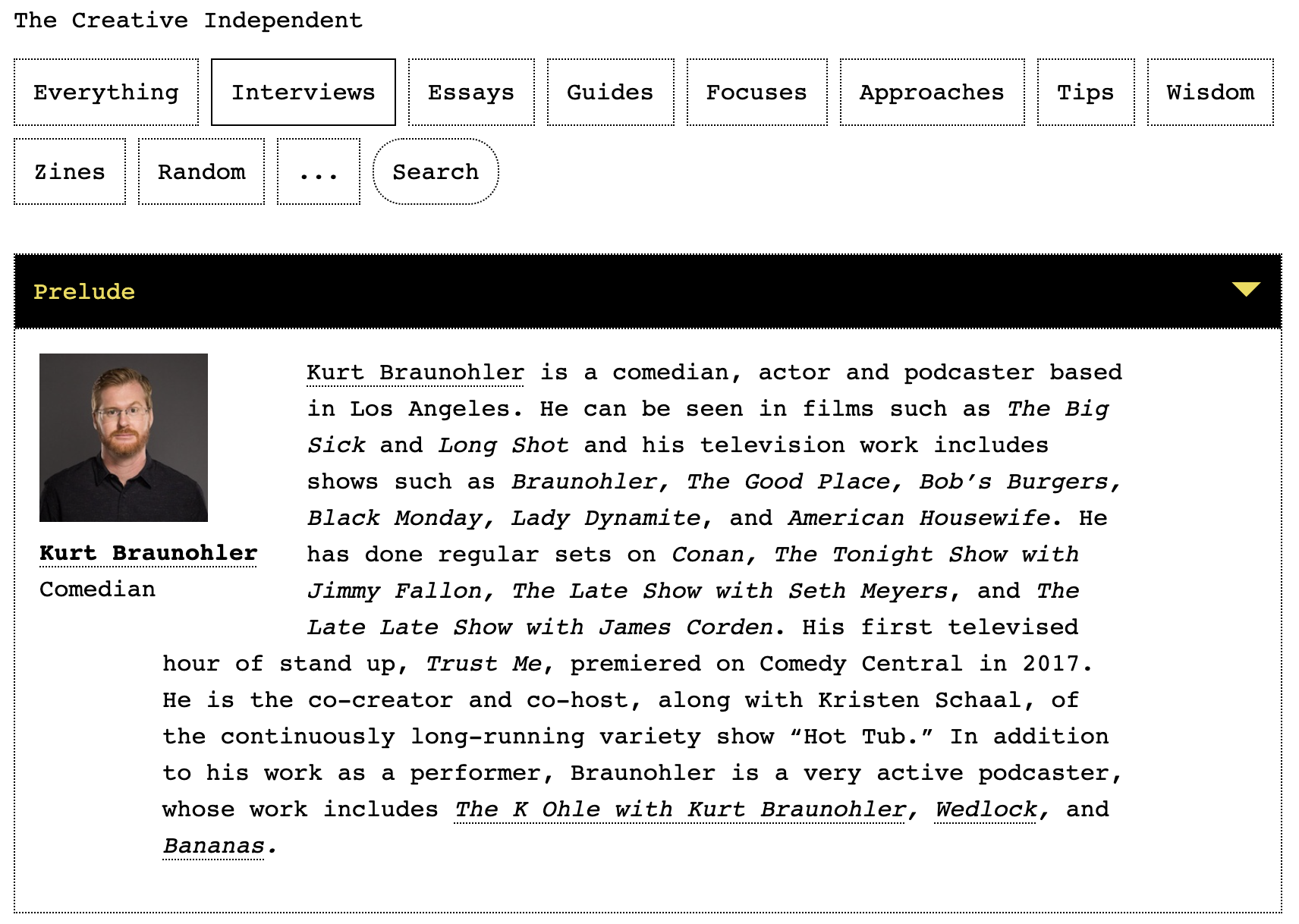 The Creative Independent